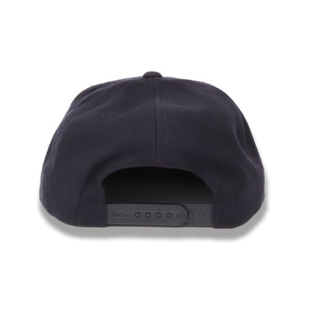6PANEL  OVAL  LOGO  COTTON  CAP  NAVY