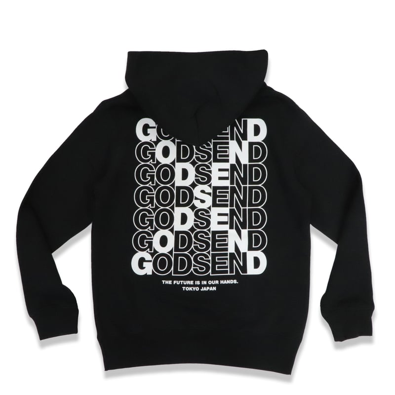 CROSS LOGO HOODIE BLACK クロスロゴ パーカー ブラック |