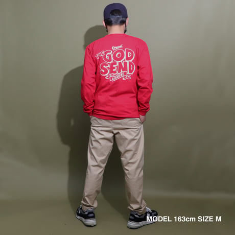 ORIGINAL  LOGO  L/S   TEE  RED