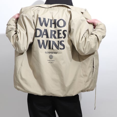T/C  COACH  JACKET BEIGE  T/Cコーチジャケット  ベージュ