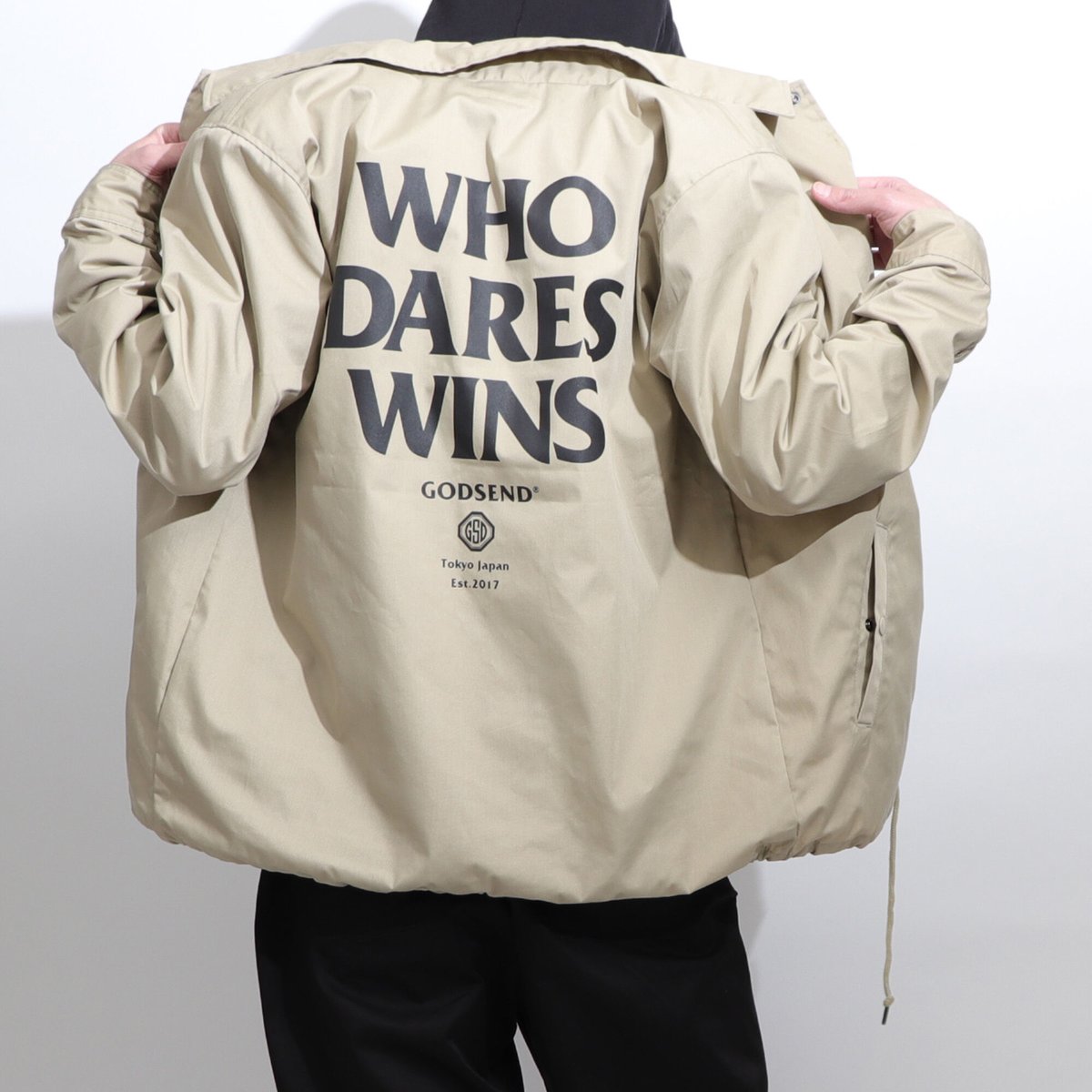 T/C COACH JACKET BEIGE T/Cコーチジャケット ベージュ | G T/C COACH JACKET BEIGE T/Cコーチジャケット ベージュ | G