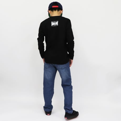 URBAN  WIND  L/S TEE　アーバンウインド  ロンTEE  ブラック