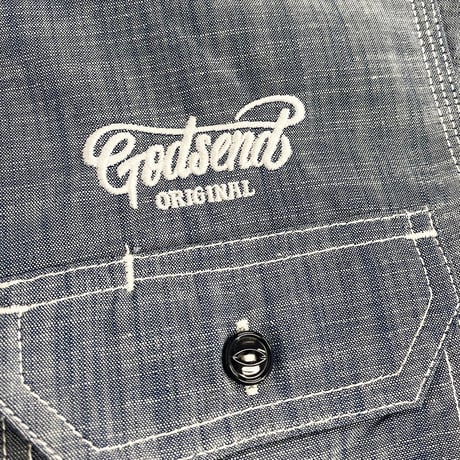 T/C  CHAMBRAY  WORK  SHIRTS  T/C  シャンブレーワークシャツ