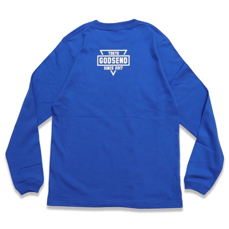 GSDTYO  L/S TEE  ROYAL  BLUE　GSDTYO  ロングスリーブTEE  ロイヤルブルー