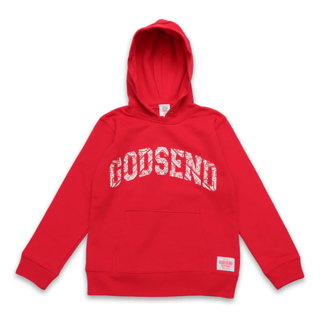 PAISLEY  ARCLOGO  HOODIE  RED  ペイズリー  アーチロゴ  パーカー  レッド