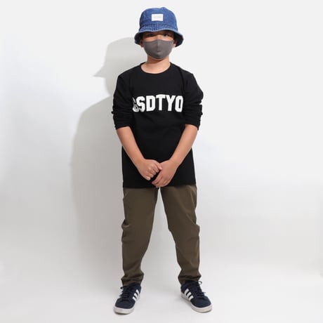 GSDTYO  L/S TEE  BLACK　GSDTYO  ロングスリーブTEE  ブラック