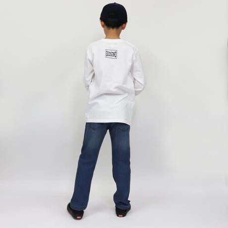 DIAMOND  LOGO  L/S TEE　ダイヤモンドロゴ  ロンTEE  ホワイト