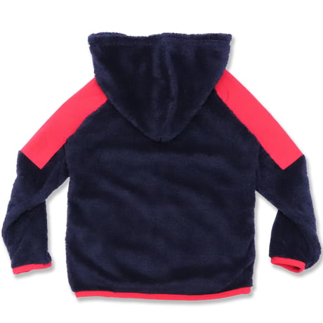BOA  FLEECE  ZIP  UP  HOODIE  ボアフリース  ジッププアップパーカー  RED