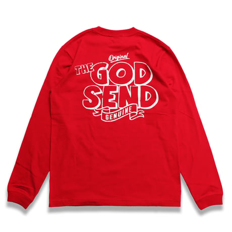ORIGINAL  LOGO  L/S   TEE  RED