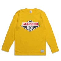 DIAMOND  LOGO  L/S TEE　ダイヤモンドロゴ  ロンTEE  イエロー