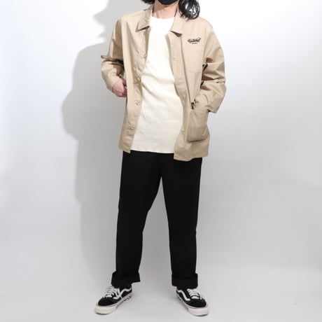 T/C    COVERALL  JACKET BEIGE  T/Cカバーオール  ジャケット  ベージュ