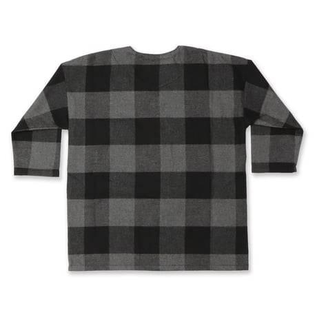BUFFALO  CHECK  ‟DABO"  SHIRT  バッファローチェック  ダボシャツ  BLACK