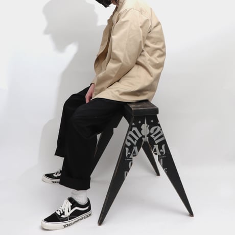 T/C    COVERALL  JACKET BEIGE  T/Cカバーオール  ジャケット  ベージュ