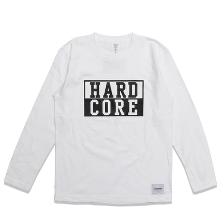 HARD  CORE  L/S TEE　ハードコア  ロンTEE  ホワイト