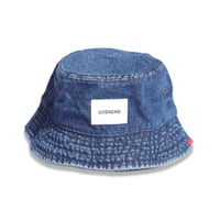 DENIM  BUCKET  HAT  INDIGO  デニム  バケットハット  インディゴ