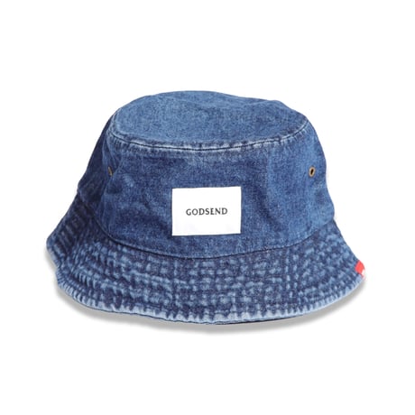 DENIM  BUCKET  HAT  INDIGO  デニム  バケットハット  インディゴ