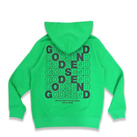 CROSS  LOGO  HOODIE  L/GREEN  クロスロゴ  パーカー  ライトグリーン