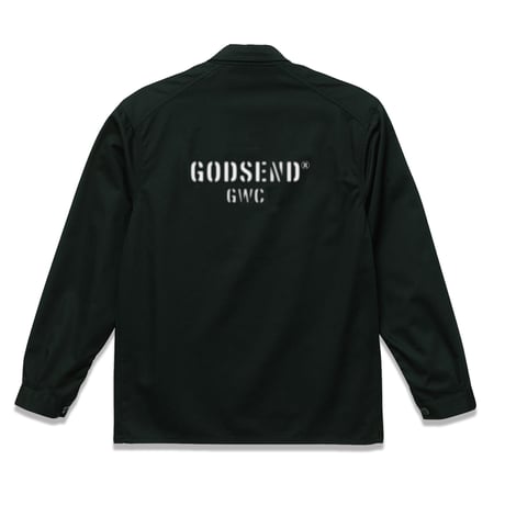 T/C    COVERALL  JACKET BLACK  T/Cカバーオール  ジャケット  ブラック