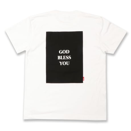 GOD  BLESS  TEE  WHITE