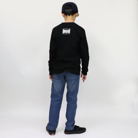 DIAMOND  LOGO  L/S TEE　ダイヤモンドロゴ  ロンTEE  ブラック