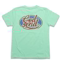 OVAL  LOGO  TEE  LIGHT  GREEN  オーバルロゴ  TEE  ライトグリーン