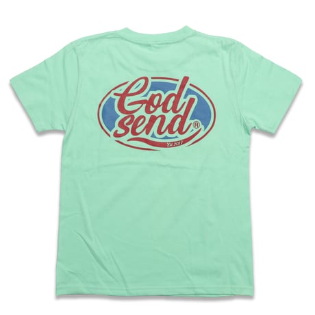 OVAL  LOGO  TEE  LIGHT  GREEN  オーバルロゴ  TEE  ライトグリーン
