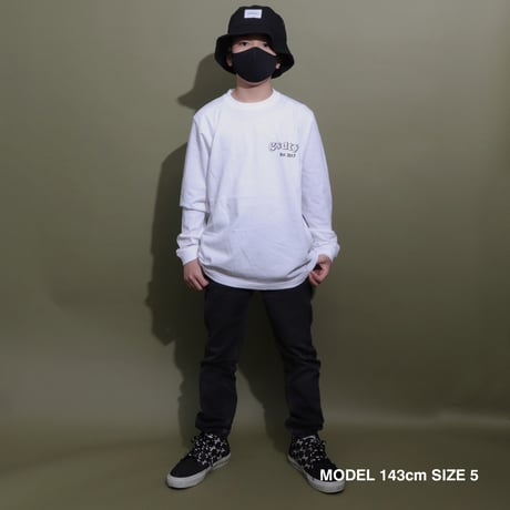 ORIGINAL  LOGO  L/S   TEE  WHITE