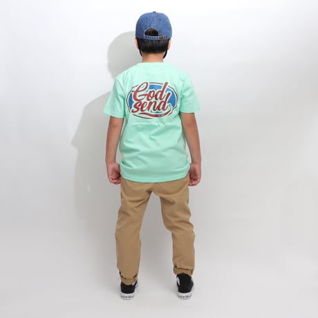 OVAL  LOGO  TEE  LIGHT  GREEN  オーバルロゴ  TEE  ライトグリーン