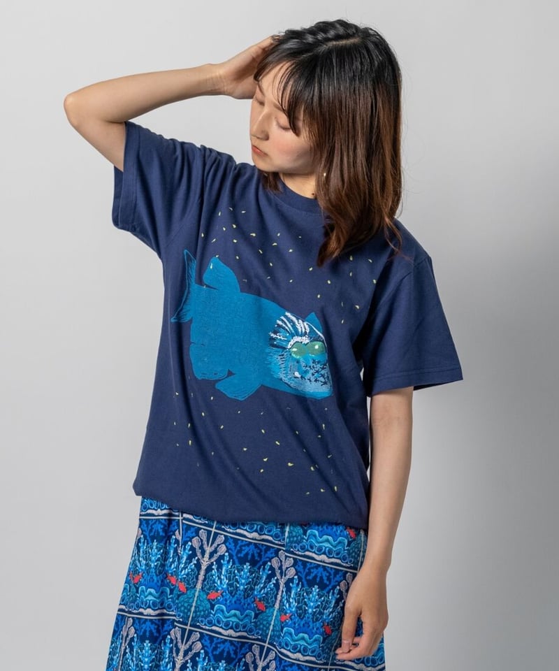 デメニギス Tシャツ（Indigo）Unisex S〜XL | 【直営通販】aosansyo