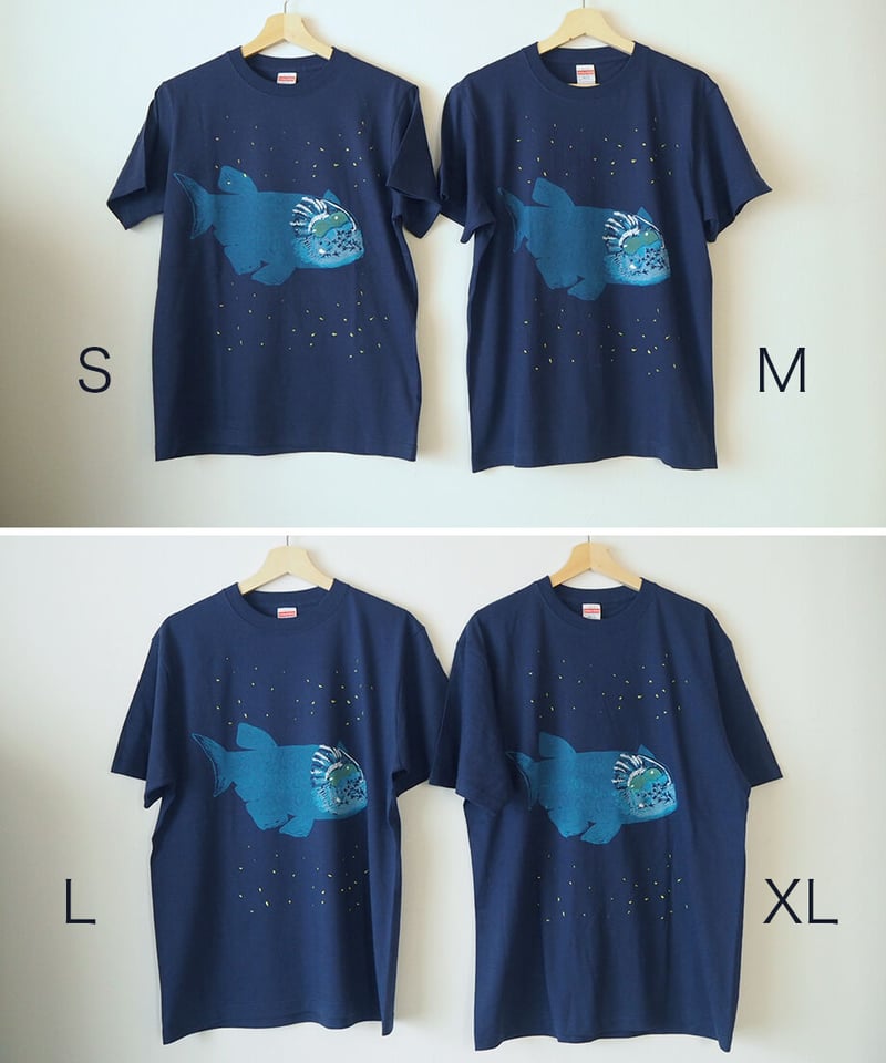 デメニギス Tシャツ（黒）Unisex M/L | 【直営通販】aosansyo online