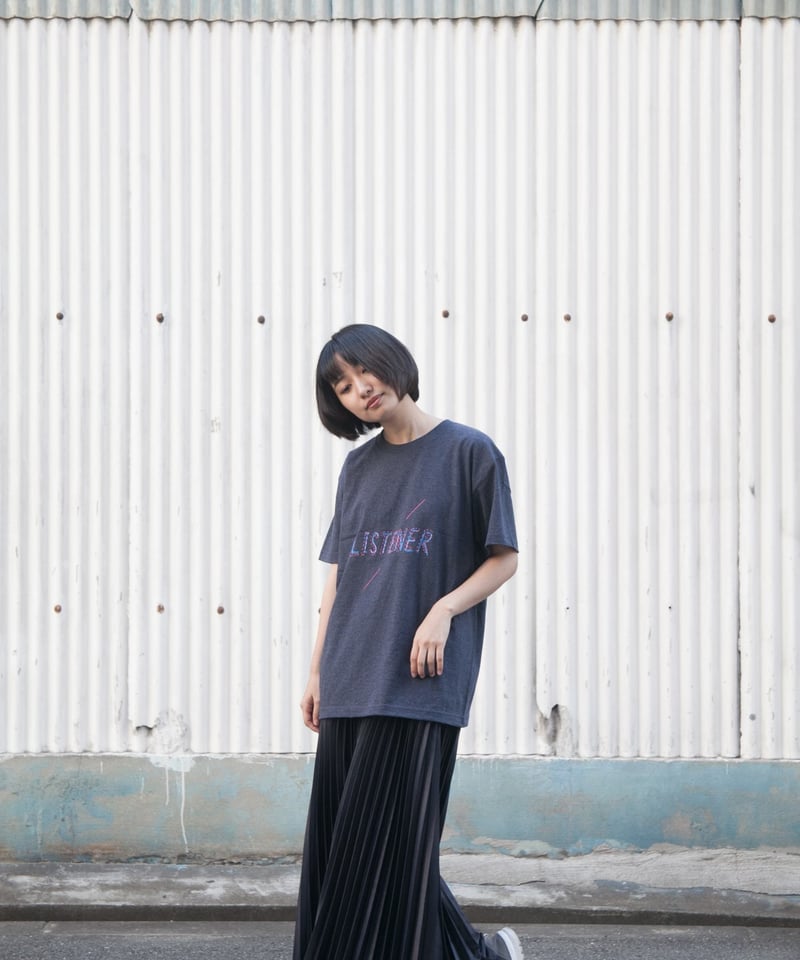 リスナーTシャツ ヘザーネイビー UNISEX S〜XXXL | 【直営通販
