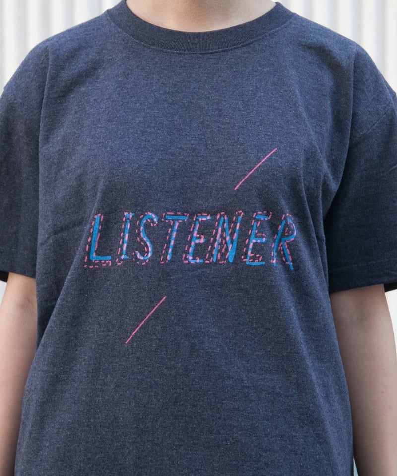リスナーTシャツ ヘザーネイビー UNISEX S〜XXXL | 【直営通販