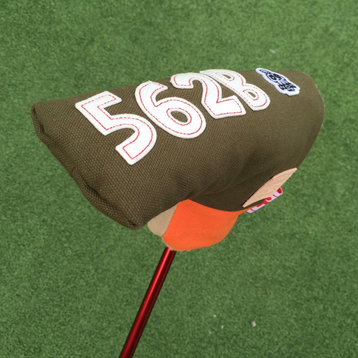 超レア 562B パターカバー　100個限定品nomGOLF 野村タケオ 野村タケオデザイン シバヲパターカバー ホワイト（夏シバヲ