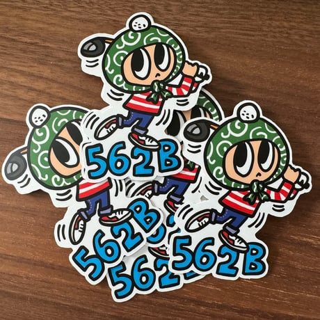 野村タケオデザイン  カラクサくんステッカー
