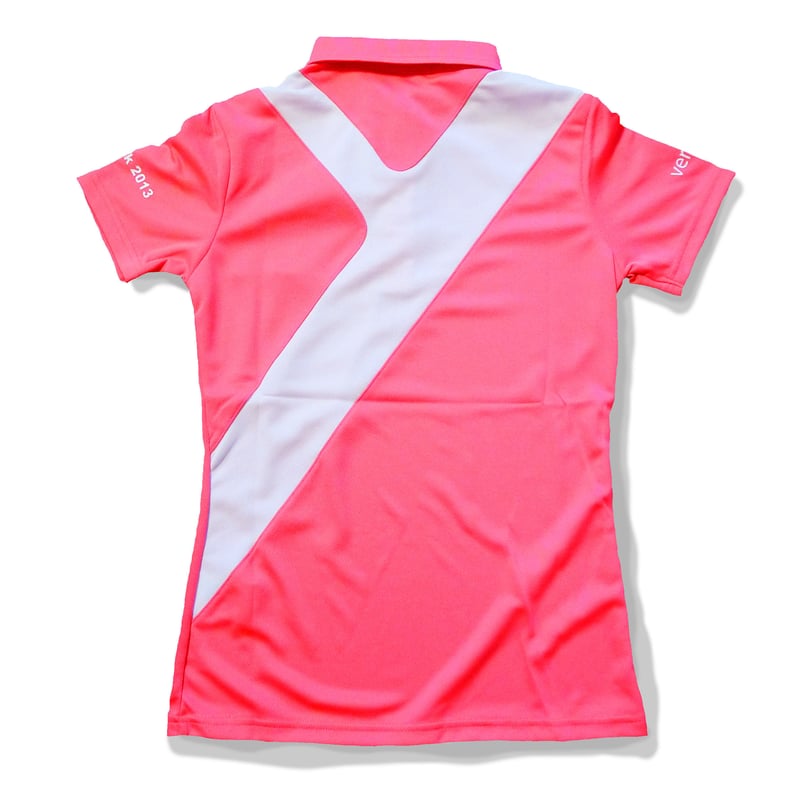 塚田好宣プロオリジナルポロシャツ（レディース） ピンク/白 | 562B SHOP