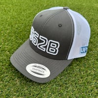 562Bメッシュキャップ　チャコールグレー