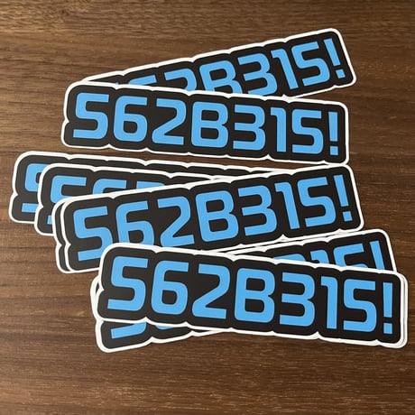 野村タケオデザイン 562B315!ステッカー