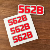 野村タケオデザイン  562Bロゴステッカーセット