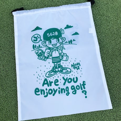 野村タケオオリジナルイラスト562Bポリエステルランドリーバッグ2枚セット！（送料込み）