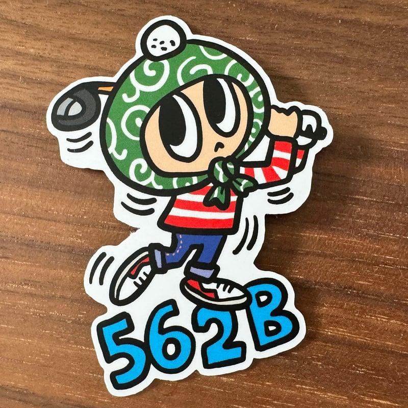 野村タケオデザイン カラクサくんステッカー | 562B SHOP