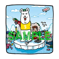 野村タケオオリジナルイラスト「北極オープン」
