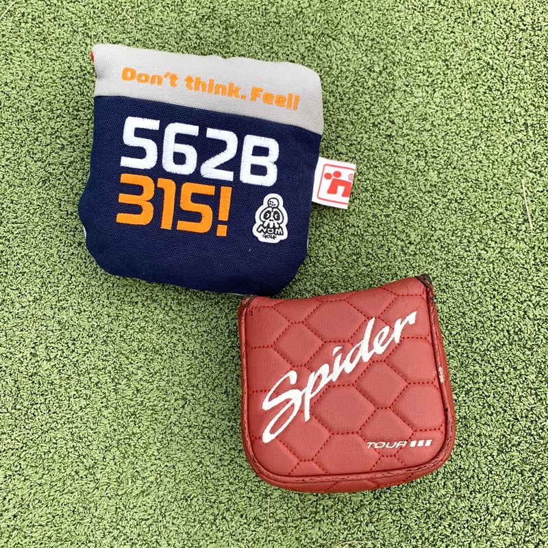 超レア 562B パターカバー　100個限定品nomGOLF 野村タケオ 野村タケオデザイン562B315!パターカバー ピンタイプ グレー