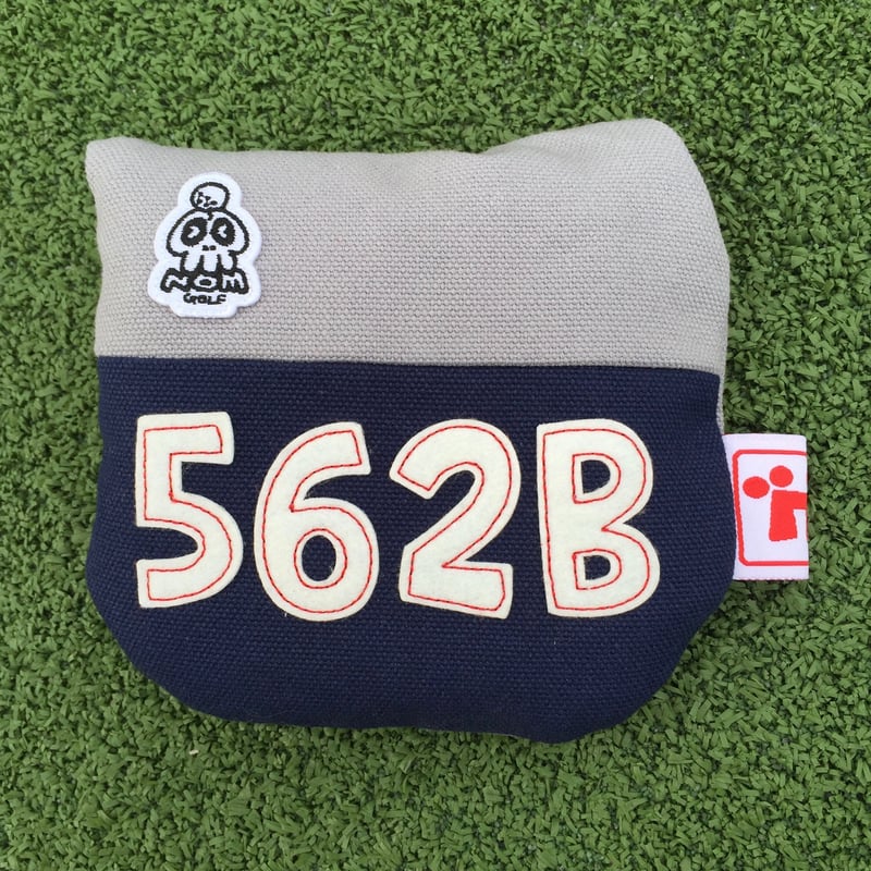 超レア 562B パターカバー　100個限定品nomGOLF 野村タケオ 野村タケオデザイン562B315!パターカバー ピンタイプ グレー