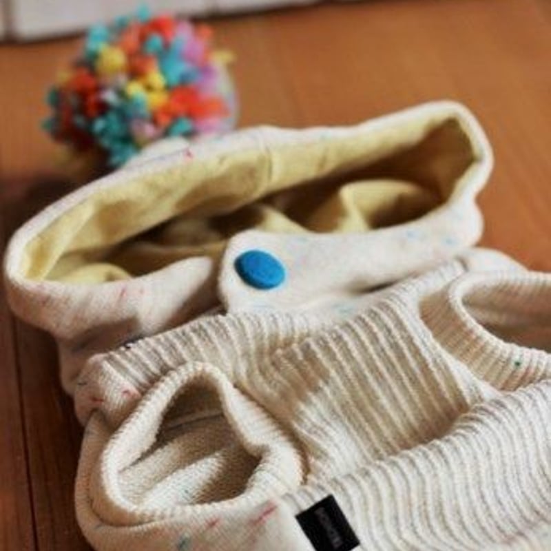 とっくりパーカー    犬服  ハンドメイド tokkuriパーカー Mサイズ | *techichi*