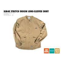 KM4K STRETCH ORIGIN LONG-SLEEVED SHIRT