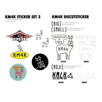 KM4K DIECUT STICKER (SMALL !!)