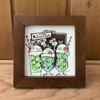 複製原画（ジークレー）“クリームソーダ先輩3人前”