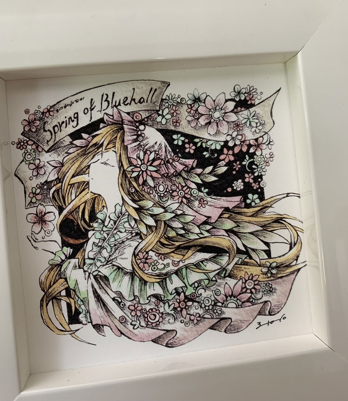くらはしれい　ジクレー版画　複製原画 複製原画（ジークレー）“季節売り 春” | 3to10 ONLINE STORE