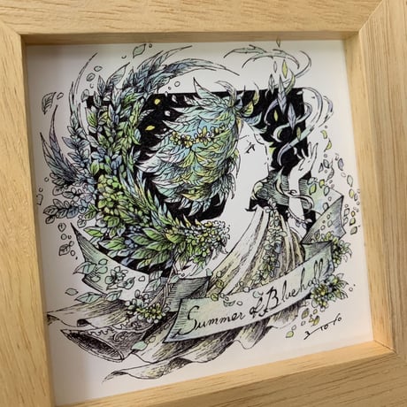 複製原画（ジークレー）“季節売り 夏 右向き”
