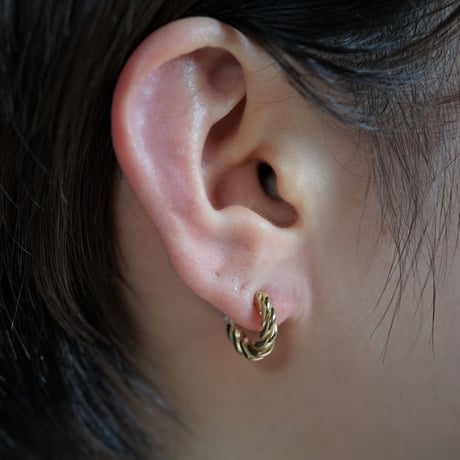 【予約】press earcuff  medium GP  片耳【HRA042CFGP　M　】